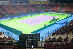 Έτοιμο το Κλειστό του Tae Kwon Do για το Davis Cup (pics)