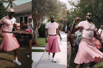 Μετά τον Πάπα και τον Τραμπ ήρθε η ώρα του ΛεΜπρόν και η φωτογραφία του τρέλανε την Αμερική (gallery)