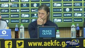 Η επική αντίδραση του Αλμέιδα σε ερώτηση για τη διαιτησία και η «καληνύχτα» στα ελληνικά! (vid)