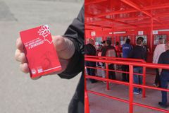 «Ουρές» από την πρώτη μέρα για ένα εισιτήριο διαρκείας του Ολυμπιακού (gallery)