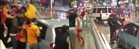 Οπαδός στην Τουρκία έβγαλε ματσέτα και κυνήγησε φίλους της Γαλατασαράι (vid)