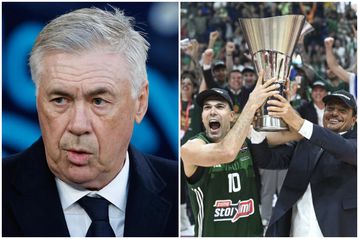 Αντσελότι για την κατάκτηση της Euroleague από τον Παναθηναϊκό: «Υπέφερα για το μπάσκετ»