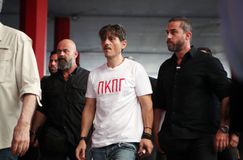 Η άφιξη του Παναθηναϊκού στο ΣΕΦ μαζί με τον Δημήτρη Γιαννακόπουλο