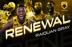 Η ΑΕΚ ανανέωσε τη συνεργασία της με τον ΡάιΚουαν Γκρέι