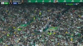 «Σεισμός» στο Celtic Park από τους πανηγυρισμούς των οπαδών της Σέλτικ λίγο μετά το τρίτο γκολ