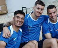 Η Εθνική Νέων έκανε «ποδαρικό» στο νέο προπονητικό κέντρο της «γαλανόλευκης»