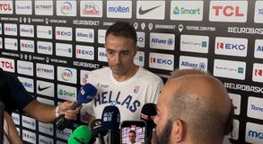 Χαραλαμπίδης: «Με τον Σπανούλη όλη η μέρα μας είναι μπάσκετ, για αυτό είμαστε εδώ» (vid)