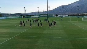 Η τελευταία προπόνηση του Παναθηναϊκού πριν την Γκόου Αχέντ Ιγκλς