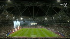 Γουέστ Χαμ - Άρσεναλ: Εντυπωσιακή ατμόσφαιρα στο Ολυμπιακό Στάδιο του Λονδίνου