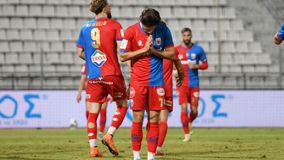 Με φοβερή κεφαλιά του Λάμπρου ο Βόλος έκανε το 1-0 κόντρα στον Παναθηναϊκό