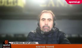 Τσίλης: «Θα γίνει μεγάλη συζήτηση για το πέναλτι - Η ΑΕΚ έπαιξε τη Μπράιτον στο μισό γήπεδο»