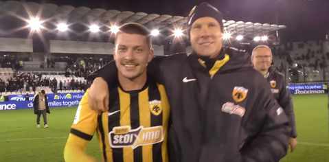 Η κραυγή χαράς των Γιόβιτς, Βίντα μετά το Παναθηναϊκός-ΑΕΚ 2-3 (vid)