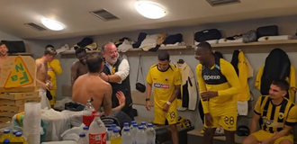 Η ατάκα έπος του Ηλιόπουλου στον Περέιρα μετά το Παναθηναϊκός-ΑΕΚ 2-3 (vid)