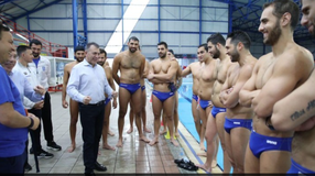 «Παρών» ο Βρούτσης στην τελευταία προπόνηση της εθνικής ανδρών πριν το Ευρωπαϊκό