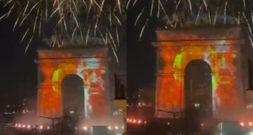 Ο Ντεμπελέ «φώτισε» την Αψίδα του Θριάμβου στην υποδοχή του 2026 (vid)