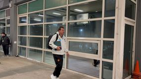 Η άφιξη του Παναθηναϊκού στο T-Center για το ντέρμπι με τον Ολυμπιακό