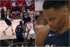 Τρομακτικά άτυχος ο Ουέστμπρουκ - Από το... πουθενά, έσπασε το χέρι του! (vid)