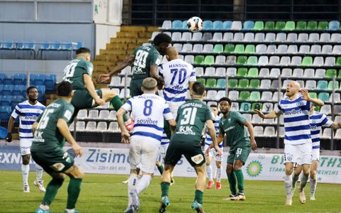 Σύρραξη στο φινάλε του αγώνα Λεβαδειακός - Ατρόμητος