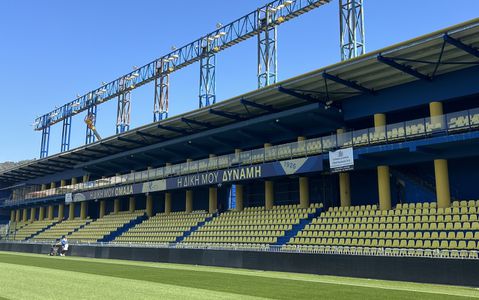 Ανοίγει η μικρή εξέδρα στο γήπεδο του Παναιτωλικού και τοποθετείται άγαλμα του Τίτορμου