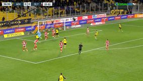 Η ΑΕΚ άνοιξε το σκορ με αυτογκόλ του Κάρμο! (vid)