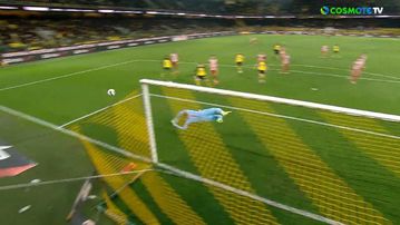 Φοβερή απόκρουση του Πασχαλάκη σε σουτ του Κοϊτά