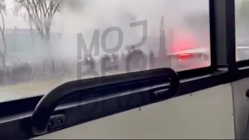 Συμπλοκές οπαδών του Ερυθρού Αστέρα με την αστυνομία πριν το ντέρμπι με την Παρτιζάν (vid)