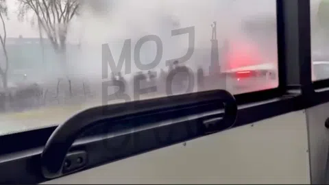 Συμπλοκές οπαδών του Ερυθρού Αστέρα με την αστυνομία πριν το ντέρμπι με την Παρτιζάν (vid)