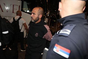 Η Ρεάλ Μαδρίτης προστατεύεται από την αστυνομία σε κάθε βήμα της στο Βελιγράδι (gallery)