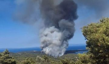 Φωτιά στη Βουρβουρού Χαλκιδικής – Μήνυμα από το 112 «αν βρίσκεστε στην περιοχή απομακρυνθείτε προς Νικήτη»