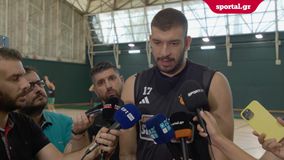Ρογκαβόπουλος: «Περήφανος που βρίσκομαι εδώ - Να κατακτήσουμε τρόπαια»
