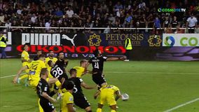 Ο Κάλενς με κεφαλιά - ψαράκι παραλίγο να κάνει το 1-1