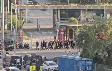 Η πορεία των οπαδών του ΠΑΟΚ προς το Balaídos