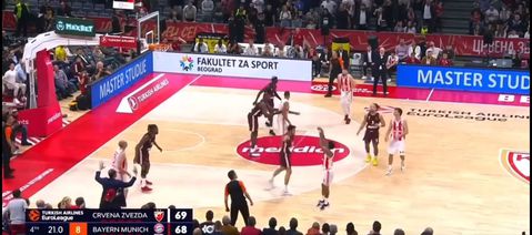 Τρίποντο του Ντος Σάντος και χαμός στη Stark Arena (vid)