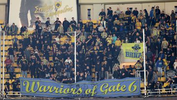 Δυναμικό παρών από τους φιλάθλους του Παναιτωλικού στην Opap Arena (vid)