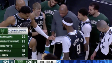 Ο Αντετοκούνμπο σχεδίασε το σύστημα για το κάρφωμα που έδωσε τη νίκη στους Μπακς (vid)