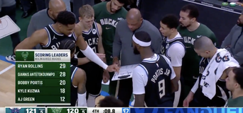 Ο Αντετοκούνμπο σχεδίασε το σύστημα για το κάρφωμα που έδωσε τη νίκη στους Μπακς (vid)