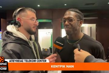 Κέντρικ Ναν στο Sportal: «Αυτά συμβαίνουν στο μπάσκετ - Είμαι καλύτερα μέρα με τη μέρα...» (vid)