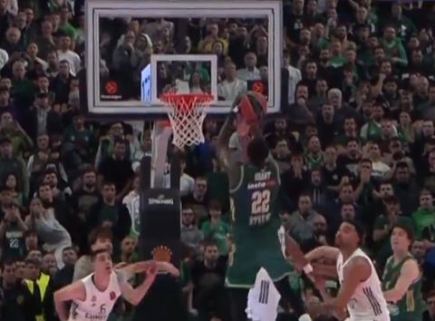 Η καλαθάρα του Γκράντ που έδωσε την νίκη στον Παναθηναϊκό απέναντι στην Ρεάλ Μαδρίτης (vid)