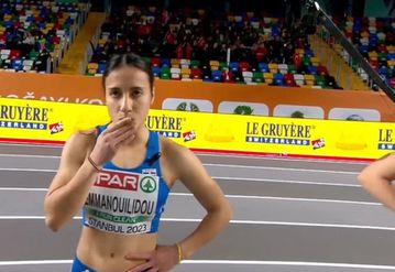 Σούπερ ντεμπούτο για την 19χρονη Εμμανουηλίδου: Προκρίθηκε στα ημιτελικά των 60μ. με ατομικό ρεκόρ (vid)