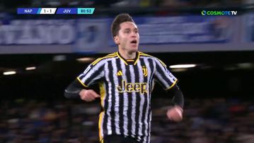 Ωραίο διαγώνιο σουτ από τον Κιέζα για το 1-1 της Γιουβέντους