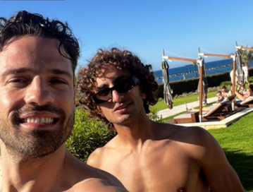 O Ουάρντα έκανε ηλιοθεραπεία παρέα με τον Κωνσταντίνο Αργυρό (gallery)
