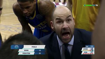 Έξαλλος ο Σπανούλης για την άμυνα των παικτών του: «Σταματήστε να παίζετε σαν γατάκια!»