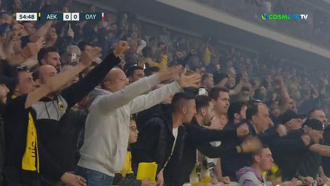 Χαμός στην «ΟPAP Arena»: Πανηγυρίστηκε το γκολ του Τόμας στη Λεωφόρο! (vid)
