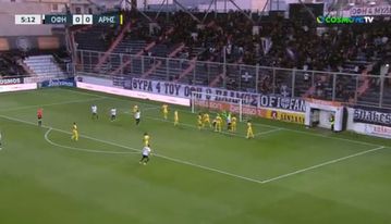 Ο ΟΦΗ αιφνιδίασε τον Άρη - Άνοιξε το σκορ ο Λαμπρόπουλος