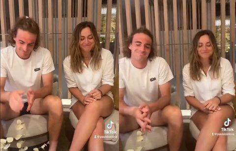 Τσιτσιπάς και Μπαντόσα στο «blind couple challenge»: Ποιος έκανε την κίνηση στο πρώτο φιλί; (vid)