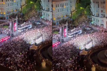 Η θριαμβευτική υποδοχή των Γεωργιανών στην Τιφλίδα για την πορεία μέχρι τους «16» του Euro (vid)