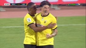 Γύρισε το ματς η ΑΕΚ με εξαιρετική εκτέλεση φάουλ του Τσούμπερ