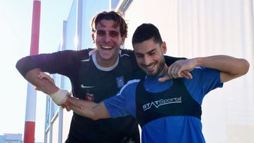 To «Καλημέρα» της Εθνικής Ομάδας με Τζολάκη και Μασούρα