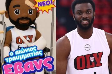 O Κίναν Έβανς έγινε... ΑΙ «αιώνιος τραυματίας» και η αντίδρασή του ήταν όλα τα λεφτά! (pic)