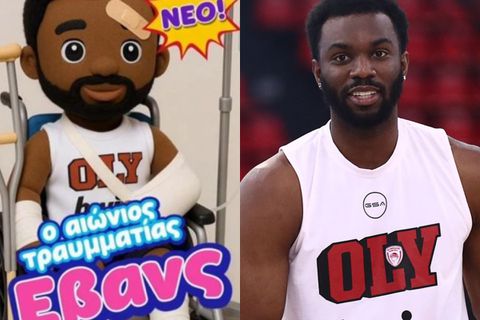 O Κίναν Έβανς έγινε... ΑΙ «αιώνιος τραυματίας» και η αντίδρασή του ήταν όλα τα λεφτά! (pic)